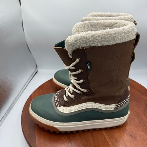 Vans Standard Snow MTE Boots Mens 7 Brown‎ Green Waterproof Winter Duck Boots main image 9